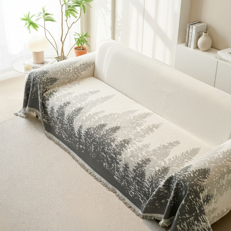 Forest Grey Couch Cover
