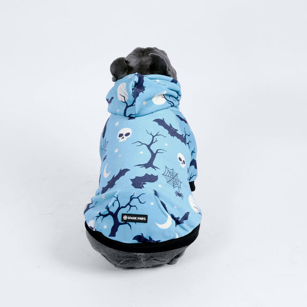Halloween Dog Hoodie - Teal