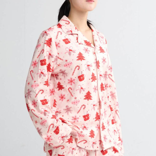 Human Pajama Top - Candy Cane
