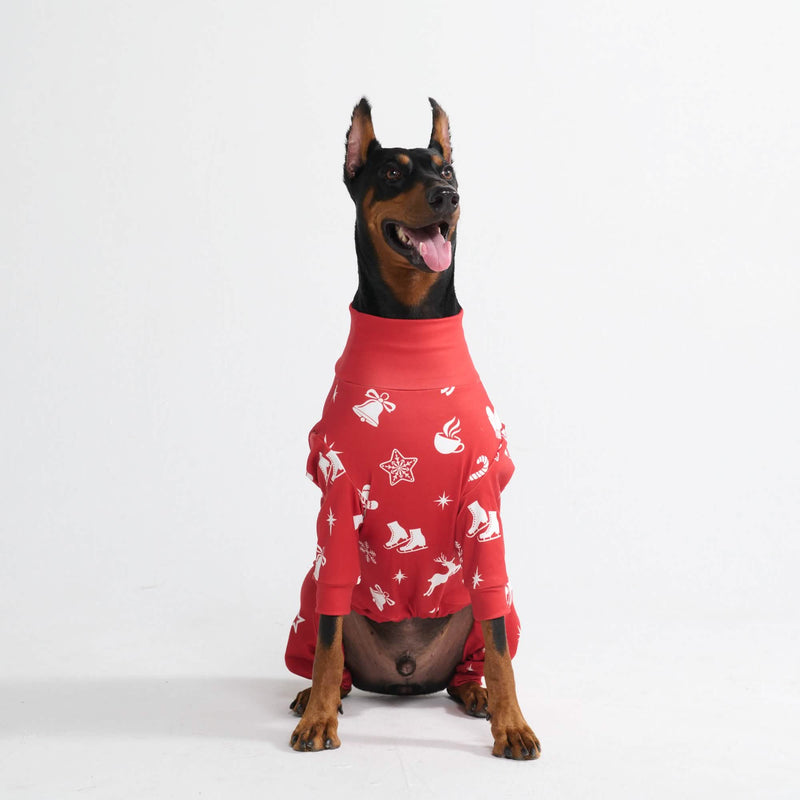 Dog Christmas Pajama - Red Cheer