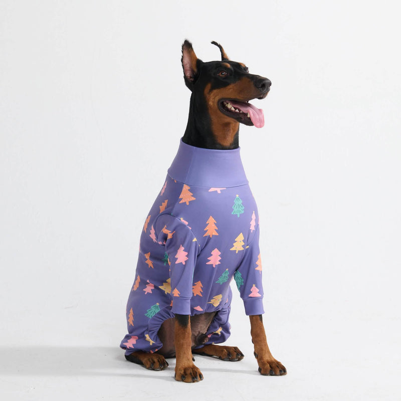 Dog Christmas Pajama - Candy Trees