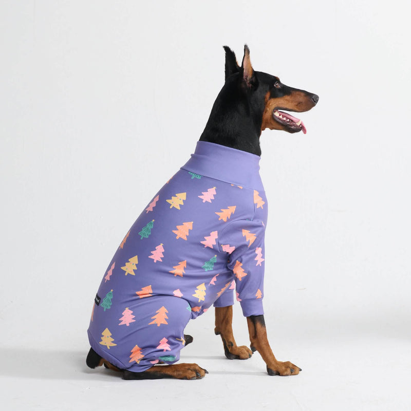 Dog Christmas Pajama - Candy Trees