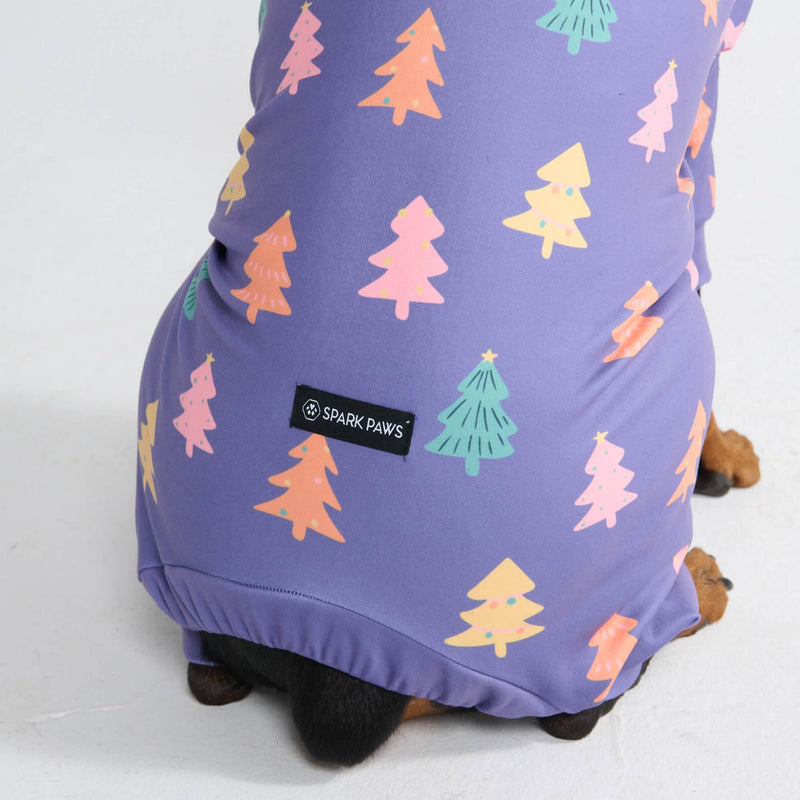 Dog Christmas Pajama - Candy Trees