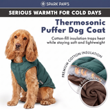Green Thermosonic Winter Jacket||size:S,M,L,XL,2XL,3XL,4XL