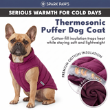 Magenta Thermosonic Winter Jacket||size:S,M,L,XL,2XL,3XL,4XL