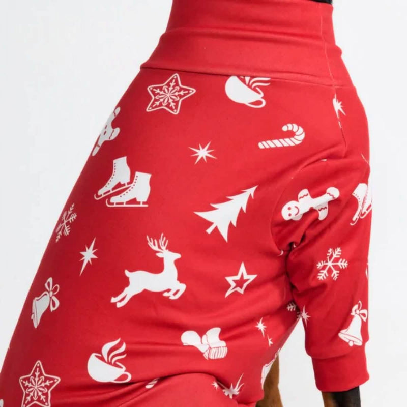 Dog Christmas Pajama - Red Cheer