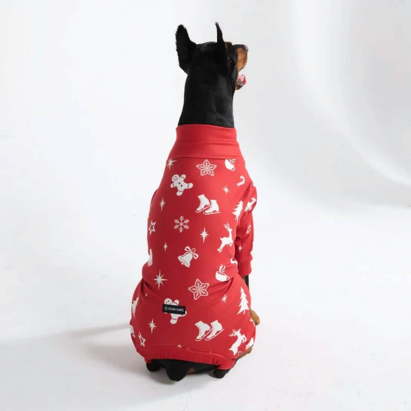 Dog Christmas Pajama - Red Cheer