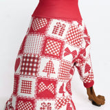 Dog Christmas Pajama - Festive Patchwork