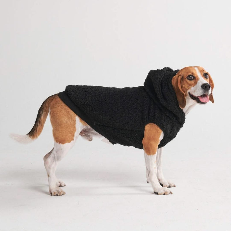 Casaco Teddy Sherpa Dog - Preto