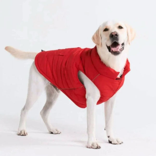 Jaqueta impermeável WarmShield™ - Vermelha