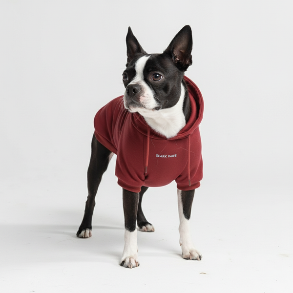Casaco com capuz Essential Dog - Borgonha