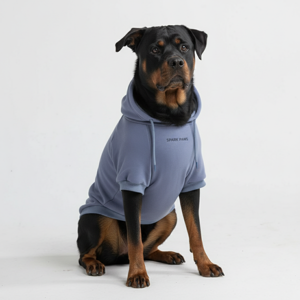 Moletom Essencial para Cachorros - Azul Cinza