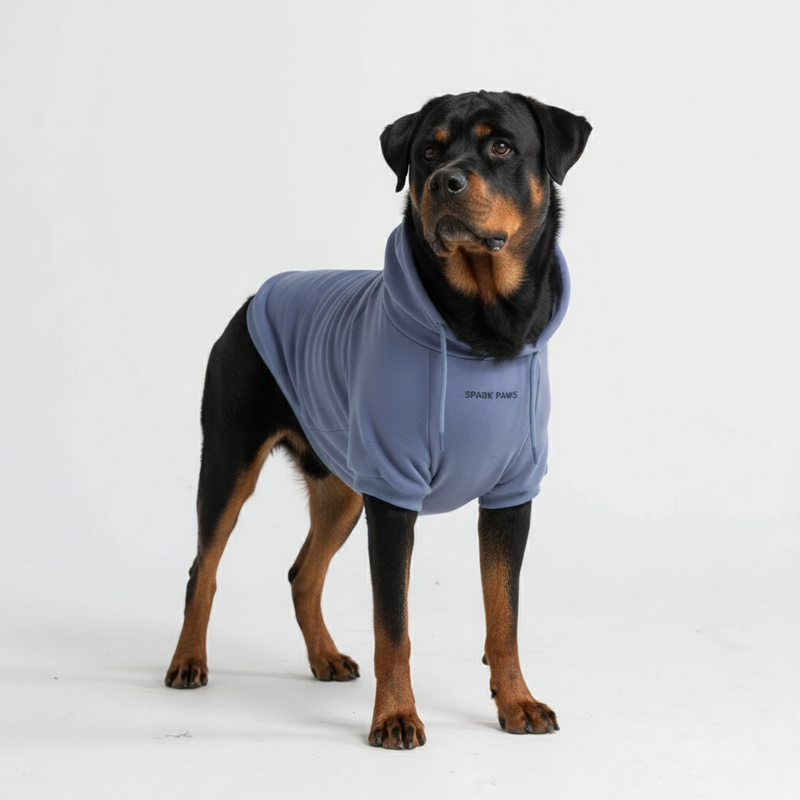 Moletom Essencial para Cachorros - Azul Cinza
