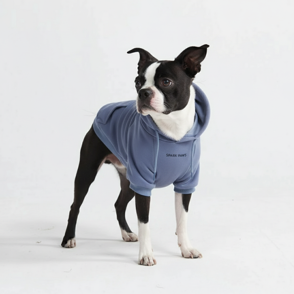 Moletom Essencial para Cachorros - Azul Cinza