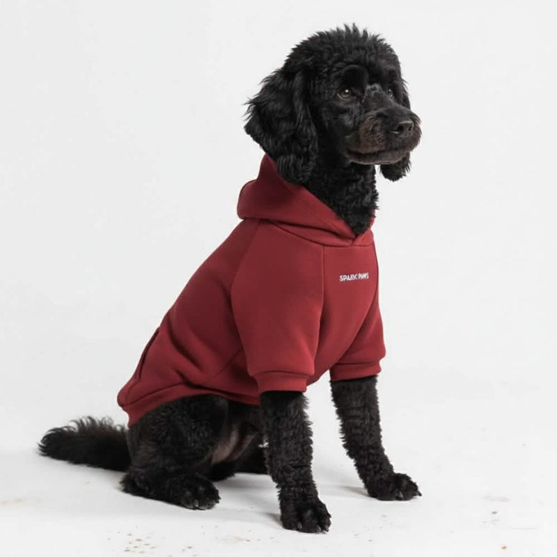 Casaco com capuz Essential Dog - Borgonha