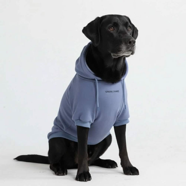 Moletom Essencial para Cachorros - Azul Cinza