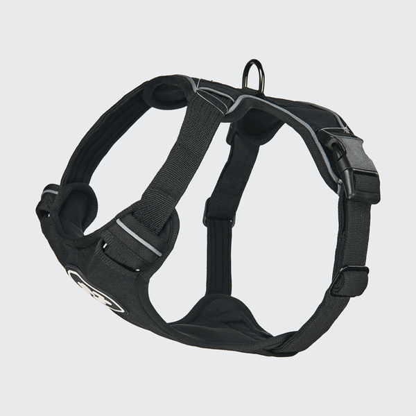 Arnês de controle de conforto - Preto- [TAMANHO S] cães até 20 kg/45 lb