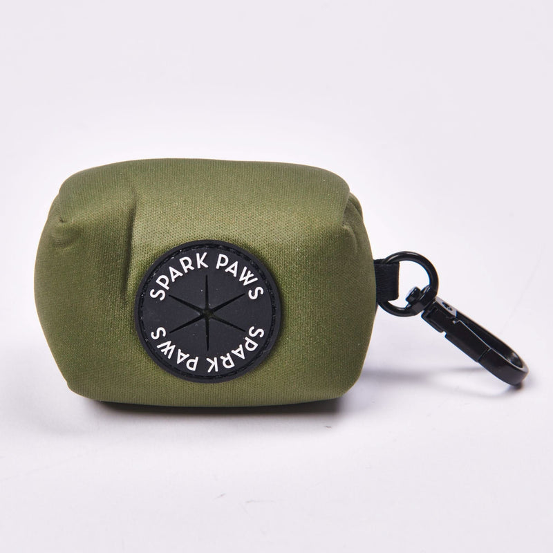 Conjunto de coleiras táticas para cães - verde militar (2"/5cm)